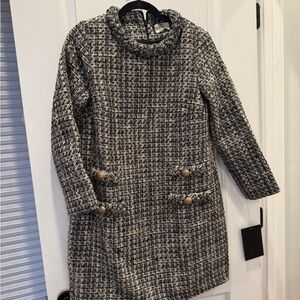 NWT Tuckernuck Black and Tweed Long Sleeve Jackie Dress